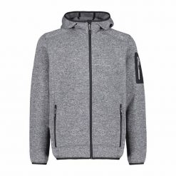 Bluza turystyczna męska CMP. Niebieskie bluzy męskie CMP, l, bez wzorów, z polaru, bez kaptura, trekkingowe. Za 249.99 zł.