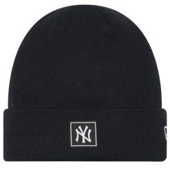 Czapka New York Yankees Team Cuff. Czarne czapki i kapelusze męskie New Era, bez wzorów, sportowe. Za 119.99 zł.
