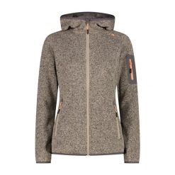 Bluza damska turystyczna CMP 3H19826. Brązowe bluzy damskie CMP, l, bez wzorów, bez kaptura. Za 297.50 zł.