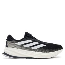 Buty do biegania adidas. Niebieskie buty sportowe męskie Adidas, bez zapięcia, do biegania. Za 299.99 zł.