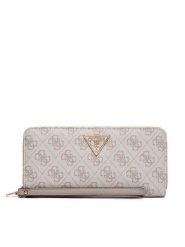 Guess Portfel Laurel II Slg SWSG74 59146 Beżowy. Brązowe portfele damskie Guess, z aplikacjami, ze skóry. Za 229.99 zł.