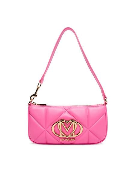 LOVE MOSCHINO Torebka JC4111PP1OLC0604 Różowy. Czerwone torebki do ręki damskie Love Moschino, bez wzorów, ze skóry, bez dodatków. Za 839.99 zł.