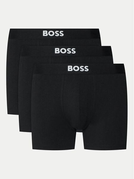 BOSS Komplet bokserek BOSS ONE 50544272 Czarny. Czarne bokserki męskie Boss, m, bez wzorów, z bawełny. Za 199.99 zł.