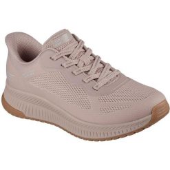 Buty sportowe damskie Skechers Bobs Squad 4 Stapl. Brązowe obuwie sportowe damskie Skechers, bez wzorów, z materiału. Za 390.00 zł.