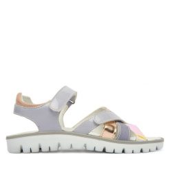 Sandały Primigi. Fioletowe sandały dziewczęce Primigi, bez zapięcia. Za 249.99 zł.