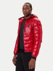 Blauer Kurtka puchowa 25WBLUC03074 006355 Czerwony Regular Fit. Czerwone kurtki męskie Blauer, m, bez wzorów, z puchu, bez kaptura. Za 1,769.00 zł.
