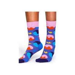 Skarpetki Happy Socks YIN01-5000. Szare skarpety męskie Happy Socks, z bawełny. Za 20.00 zł.