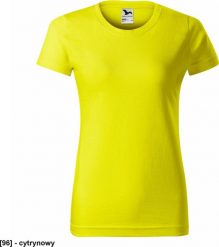MALFINI Basic 134 - ADLER - Koszulka damska, 160 g/m - cytrynowy XL. Żółte t-shirty damskie Malfini, m, bez wzorów, bez kołnierzyka. Za 22.14 zł.