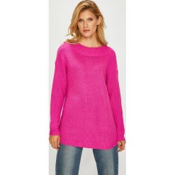 Vero Moda - Sweter. Różowe swetry damskie Vero Moda, z dzianiny. Za 119.90 zł.