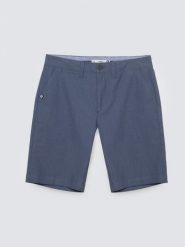 Szorty męskie chinosy niebieskie Rossino 401. Niebieskie spodnie materiałowe męskie Big Star, na lato, m, bez wzorów, z bawełny, eleganckie. Za 159.99 zł.
