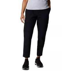 Damskie spodnie turystyczne Columbia Wallowa Cargo. Czarne spodnie sportowe damskie Columbia, bez wzorów, trekkingowe. Za 379.00 zł.