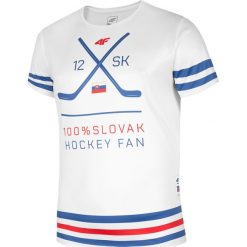 Koszulka dziecięca dla fanów hokeja Marián Gáborík JTSMF010. T-shirty dla chłopców 4f, bez wzorów, z dzianiny, bez ramiączek. Za 79.99 zł.