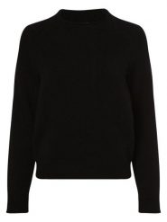 BOSS Orange Sweter Kobiety Wełna czarny, S. Czarne swetry damskie Boss Orange, s, bez wzorów, z materiału, bez kołnierzyka, bez ramiączek, bez kaptura. Za 699.95 zł.