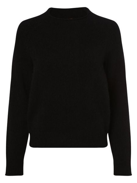 BOSS Orange Sweter Kobiety Wełna czarny, S. Czarne swetry damskie Boss Orange, s, bez wzorów, z materiału, bez kołnierzyka, bez ramiączek, bez kaptura. Za 699.95 zł.
