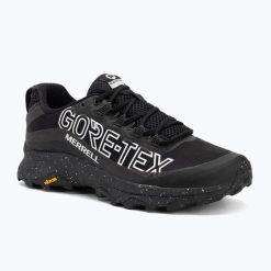 Buty turystyczne męskie Merrell Moab Speed GTX SE. Czarne trekkingi męskie Merrell, trekkingowe. Za 659.99 zł.