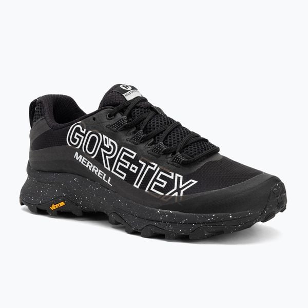 Buty turystyczne męskie Merrell Moab Speed GTX SE. Czarne trekkingi męskie Merrell, trekkingowe. Za 659.99 zł.