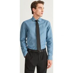 Wzorzysta koszula slim fit - Turkusowy. Niebieskie koszule męskie Reserved. Za 139.99 zł.