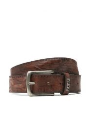 Guess Pasek Męski M3BZ27 L0TP0 Brązowy. Brązowe paski damskie Guess, z aplikacjami, ze skóry. Za 179.99 zł.
