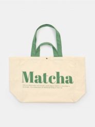 Torba shopper z napisem Matcha - kremowy. Białe torebki shopper damskie Sinsay, bez wzorów, bez dodatków. Za 29.99 zł.