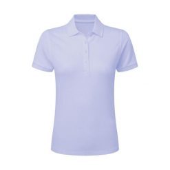 Damska Koszulka Polo Signature Stretch Bez Metki. Niebieskie koszulki sportowe damskie SG, xl, bez wzorów, bez kołnierzyka, bez ramiączek. Za 82.99 zł.