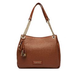 Torebka Valentino. Brązowe torebki do ręki damskie Valentino, bez wzorów, klasyczne, bez dodatków. Za 819.99 zł.