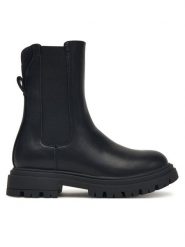 Calvin Klein Botki Chelsea Boot V3A5-83121-1464 S Czarny. Czarne botki dziewczęce Calvin Klein, ze skóry, bez zapięcia. Za 409.99 zł.