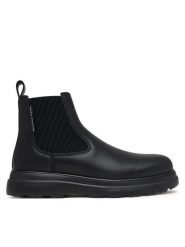 Armani Exchange Sztyblety XM003645 AF17328 UC001 Czarny. Czarne botki męskie Armani Exchange, bez wzorów, ze skóry, bez zapięcia. Za 1,109.00 zł.