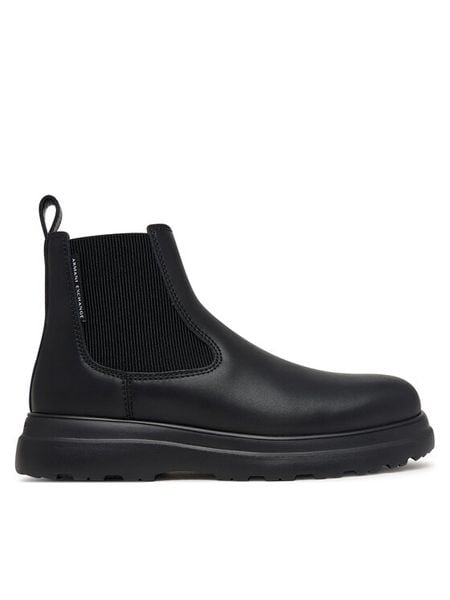 Armani Exchange Sztyblety XM003645 AF17328 UC001 Czarny. Czarne botki męskie Armani Exchange, bez wzorów, bez zapięcia. Za 1,109.00 zł.