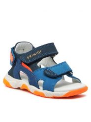 Primigi Sandały 5940511 M Niebieski. Niebieskie sandały chłopięce Primigi, ze skóry, bez zapięcia. Za 199.99 zł.