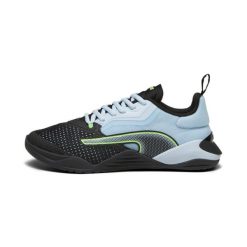 Buty do crossfitu damskie Puma Fuse 2.0. Czarne obuwie sportowe damskie Puma, bez wzorów, na fitness i siłownię. W wyprzedaży za 321.90 zł.
