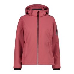 Kurtka Softshell CMP dla kobiet z kapturem. Białe kurtki damskie CMP, bez wzorów, z elastanu, z kapturem. Za 348.83 zł.