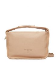 Patrizia Pepe Torebka 8B0316/L177-R874 Beżowy. Brązowe torebki do ręki damskie Patrizia Pepe, bez wzorów, ze skóry, bez dodatków. Za 1,039.00 zł.