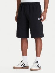 Adidas Szorty sportowe Trefoil Essentials JV6054 Czarny Loose Fit. Czarne krótkie spodenki sportowe męskie Adidas, m, bez wzorów, z bawełny. Za 169.99 zł.