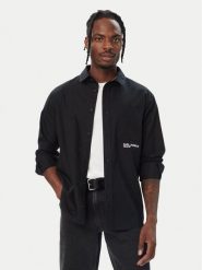 Karl Lagerfeld Jeans Koszula B3M16019 Czarny Regular Fit. Czarne koszule męskie Karl Lagerfeld Jeans, l, bez wzorów, z bawełny, biznesowe, bez kołnierzyka, bez ramiączek. Za 429.99 zł.