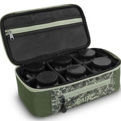 Torba Wędkarska Wędkarska Z Pojemnikami Na Akcesoria Delphin Baitz Space C2G. Czarne torby sportowe męskie Delphin, bez wzorów, małe. Za 97.99 zł.