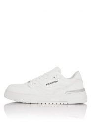 Plein Sport Sneakersy SAFS USC0845 STE003N Biały. Białe buty sportowe męskie Plein Sport, ze skóry, bez zapięcia. Za 531.99 zł.