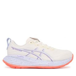 Buty do biegania Asics. Szare obuwie sportowe damskie Asics, bez wzorów, do biegania. Za 719.99 zł.