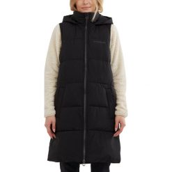 Kamizelka Fundango Scarlet Padded Vest, Kobiety. Czarne kurtki damskie Fundango, na zimę, xl, bez wzorów, z poliesteru, bez kaptura. W wyprzedaży za 390.00 zł.