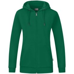 Kurtka damska Jako Organic. Zielone kurtki damskie Jako, m, bez wzorów, z bawełny, z kapturem. Za 366.00 zł.