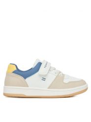 Tommy Hilfiger Sneakersy T1X9-34345-1269 S Biały. Białe trampki i tenisówki chłopięce Tommy Hilfiger, bez wzorów, ze skóry, bez zapięcia. Za 349.99 zł.