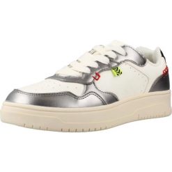 Buty GEOX J56NLC 054AJ Biały. Białe obuwie sportowe damskie Geox, bez wzorów, z syntetyku, na fitness i siłownię. Za 157.99 zł.