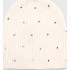 Tally Weijl - Czapka. Białe czapki i kapelusze damskie TALLY WEIJL, z dzianiny. Za 39.90 zł.