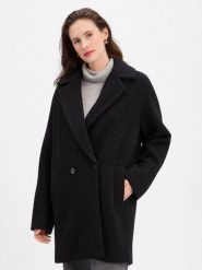 BOSS Płaszcz wełniany - Calodino2 Kobiety Wełna czarny, 42. Czarne płaszcze damskie Boss, bez wzorów, z materiału, eleganckie, krótkie, bez kaptura. Za 1,599.95 zł.
