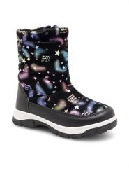 Nelli Blu Śniegowce CM230220-10 Czarny. Czarne buty zimowe dziewczęce Nelli Blu, z materiału, bez zapięcia. Za 149.99 zł.