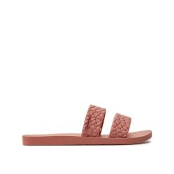 Klapki damskie Ipanema Renda II. Czerwone klapki damskie Ipanema, bez wzorów, bez obcasa. Za 69.99 zł.