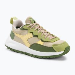 Buty damskie Diadora Jolly Pop. Zielone obuwie sportowe damskie Diadora, bez wzorów, z gumy, tenisowe. Za 489.99 zł.