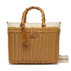 Torebka Liu Jo. Brązowe torebki do ręki damskie Liu Jo, bez wzorów, bez dodatków. Za 679.99 zł.