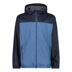 Kurtka przeciwdeszczowa z kapturem CMP. Czarne kurtki męskie CMP, bez wzorów, sportowe, z kapturem. Za 274.00 zł.