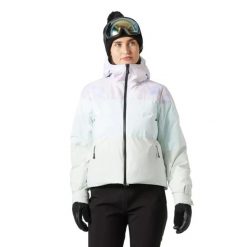 Damska kurtka narciarska Helly Hansen Nora. Białe kurtki damskie Helly Hansen, m, bez wzorów, z poliesteru, długie, bez kaptura, narciarskie, primaloft. Za 1,014.75 zł.
