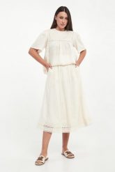 Spódnica lniana Gergo WEEKEND MAX MARA. Spódnice damskie Weekend Max Mara, m, bez wzorów. Za 1,469.00 zł.